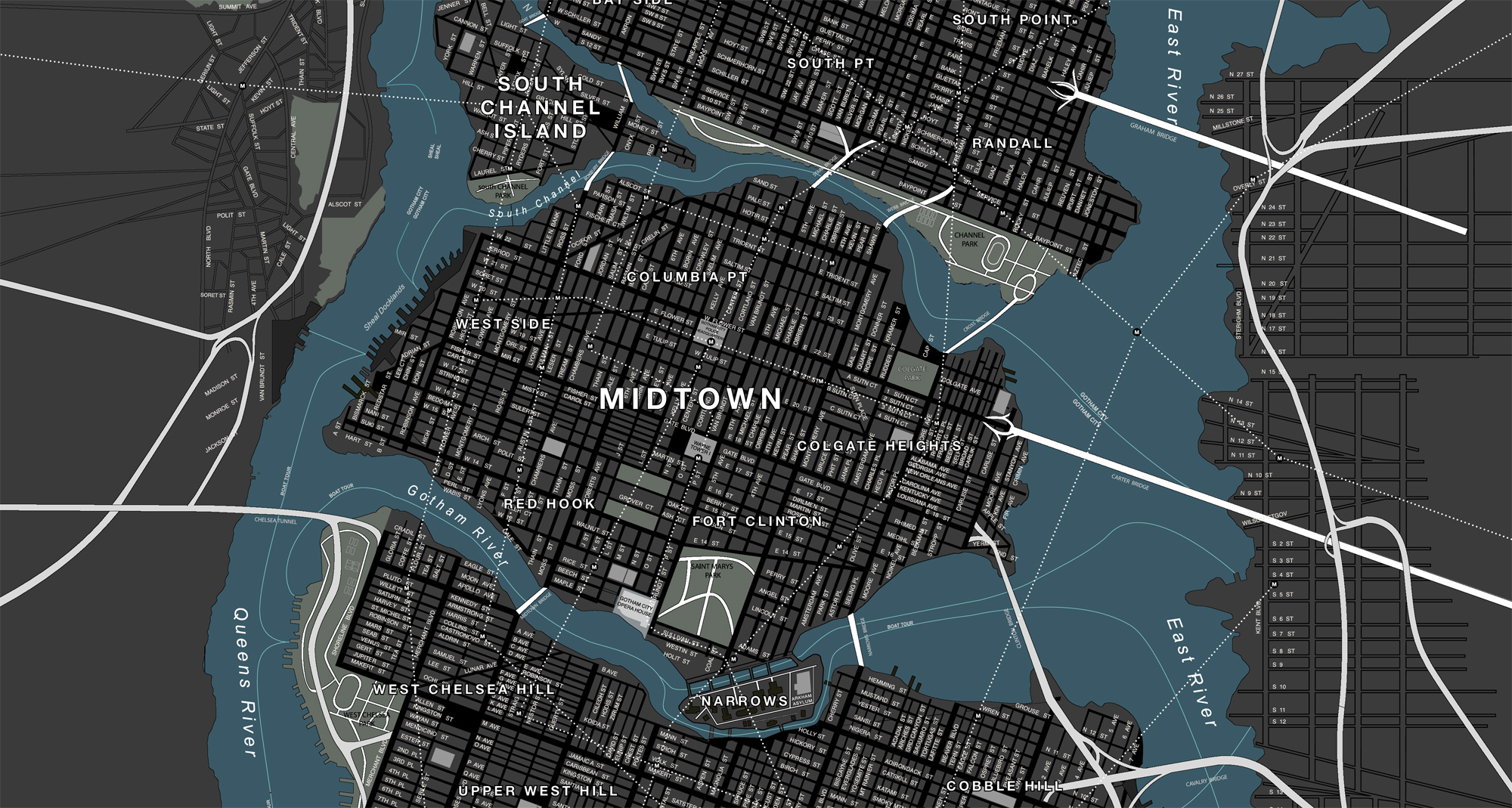 Gotham City Map - vrogue.co